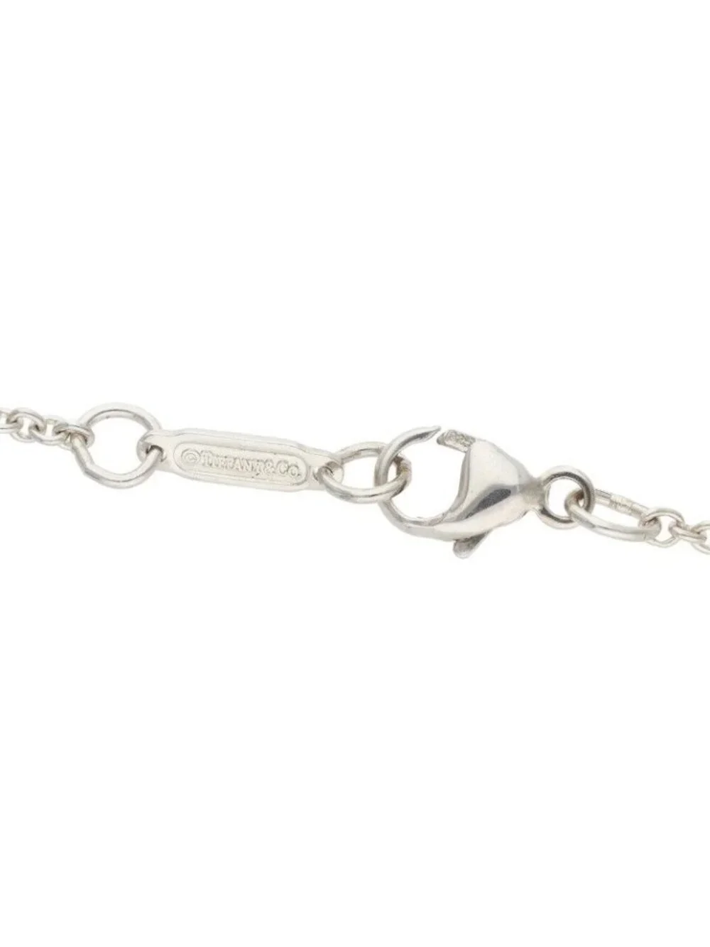 Tiffany & Co Narrow Over Loulou Silver Necklace